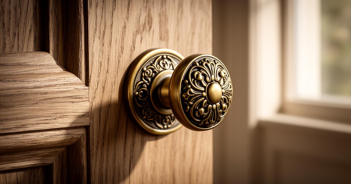 Trouvez le bouton de porte vintage idéal pour un intérieur unique